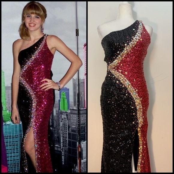 Vienna Stunning Floor Length Beaded PromGown 0